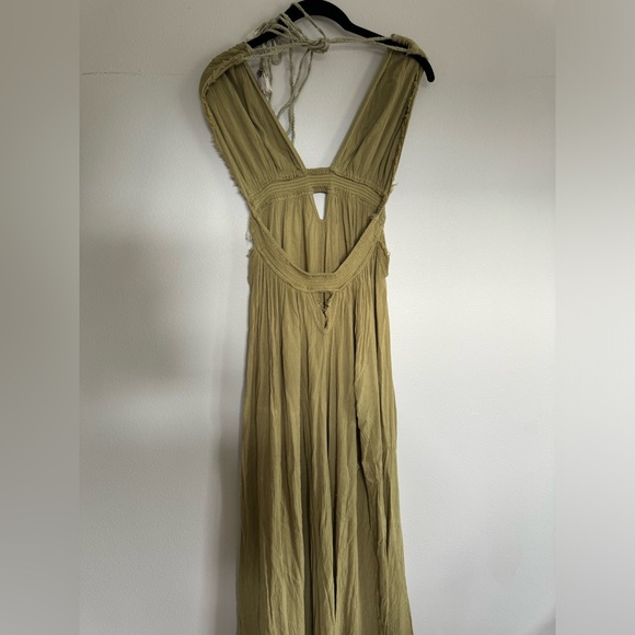 Free people “look into the sun” backless gauze maxi dress - Picture 5 of 8